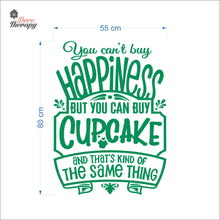 Load image into Gallery viewer, You Can't Buy Happiness Cupcake Wall Decal Decotherapy