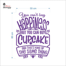 Load image into Gallery viewer, You Can't Buy Happiness Cupcake Wall Decal Decotherapy