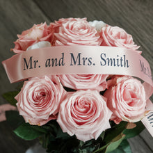 Load image into Gallery viewer, Personalised Ribbon Print for Gift Wrap|Wedding|Giveaways|Business, 45Yards Long, DECOTHERAPY