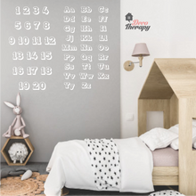 Load image into Gallery viewer, Alphabet Letters & Numbers Wall Decal