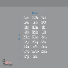 Load image into Gallery viewer, Alphabet Letters & Numbers Wall Decal