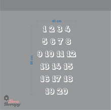 Load image into Gallery viewer, Alphabet Letters & Numbers Wall Decal