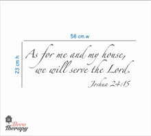 Load image into Gallery viewer, As For Me And My House V3 Wall Sticker