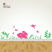 Load image into Gallery viewer, Bunny Adventure Wall Sticker