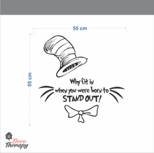 Load image into Gallery viewer, Dr Seuss Born To Standout Wall Sticker