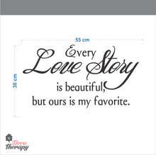 Load image into Gallery viewer, Every Love Story Is Beautiful V2 Wall Sticker