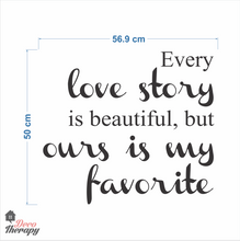 Load image into Gallery viewer, Every Love Story Is Beautiful V1 Wall Sticker