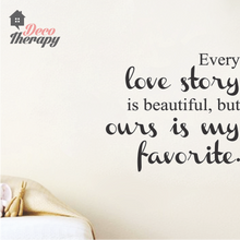 Load image into Gallery viewer, Every Love Story Is Beautiful V1 Wall Sticker