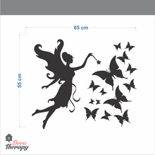 Load image into Gallery viewer, Fairy With Butterflies Wall Sticker