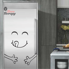 Load image into Gallery viewer, Fridge Decal - Happy Delicious Face Wall Sticker