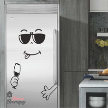 Load image into Gallery viewer, Fridge Decal - Happy Yummy Face Wall Sticker