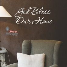 Load image into Gallery viewer, God Bless Our Home Wall Sticker