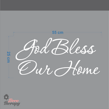 Load image into Gallery viewer, God Bless Our Home Wall Sticker