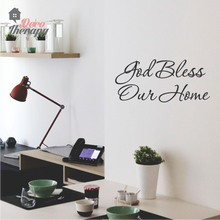 Load image into Gallery viewer, God Bless Our Home Wall Sticker