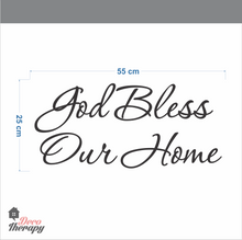 Load image into Gallery viewer, God Bless Our Home Wall Sticker