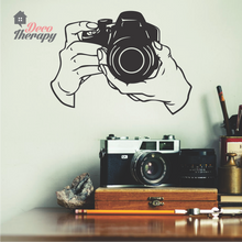 Load image into Gallery viewer, Hands Taking Photo Camera Wall Sticker