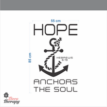 Load image into Gallery viewer, Hope Anchors The Soul Wall Sticker