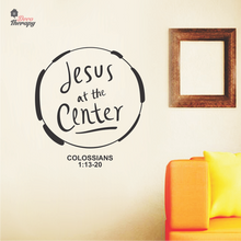 Load image into Gallery viewer, Jesus At The Center Wall Sticker