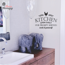 Load image into Gallery viewer, Kitchen Open Daily Wall Sticker