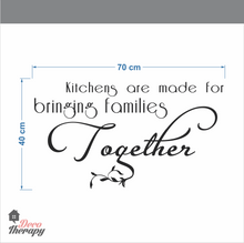 Load image into Gallery viewer, Kitchen Bring Families Together V1 Wall Sticker