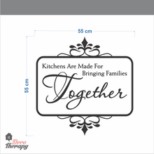 Load image into Gallery viewer, Kitchen Bring Families Together V2 Wall Sticker