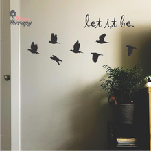 Load image into Gallery viewer, Let It Be With Birds Wall Sticker