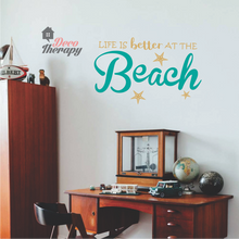 Load image into Gallery viewer, Life Is Better At The Beach Wall Sticker