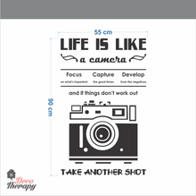Load image into Gallery viewer, Life Is Like A Camera V2 Wall Sticker