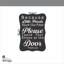 Load image into Gallery viewer, Little Hands Touch Our Floor V1 Wall Sticker