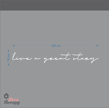 Load image into Gallery viewer, Live A Great Story Wall Sticker
