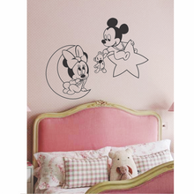Load image into Gallery viewer, Mickey Minnie Baby Wall Sticker