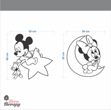 Load image into Gallery viewer, Mickey Minnie Baby Wall Sticker