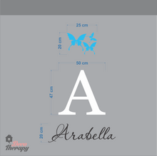 Load image into Gallery viewer, Customized Name Butterfly V2 Design Wall Sticker