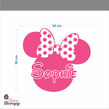 Load image into Gallery viewer, Customized Name Minnie Mouse Design Wall Sticker
