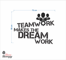 Load image into Gallery viewer, Teamwork Dreamwork Wall Sticker
