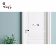 Load image into Gallery viewer, Thank You On Door Wall Sticker