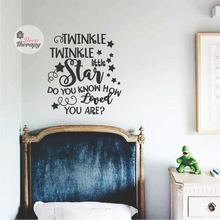 Load image into Gallery viewer, Twinkle Twinkle Little Star How Loved You Are Wall Sticker