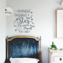Load image into Gallery viewer, Twinkle Twinkle Little Star How Loved You Are Wall Sticker