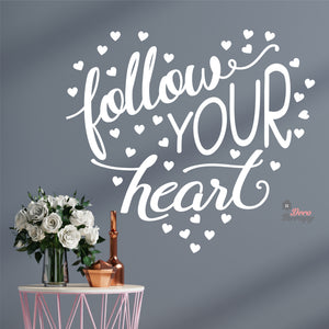 Follow Your Heart Wall Decal Decotherapy