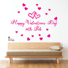 Load image into Gallery viewer, Happy Valentines Day 14th Feb DIY Wall Decal Decotherapy