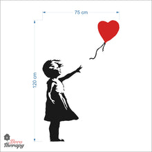 Load image into Gallery viewer, Banksy Girl With Balloon Wall Decal