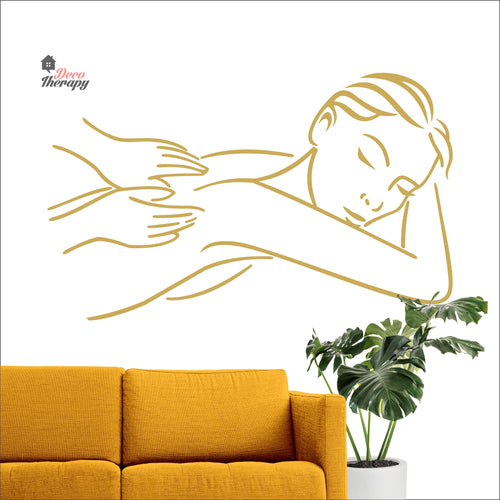Beauty Massage Spa Salon Wall Decal Decotherapy
