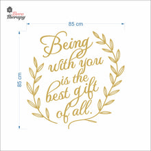 Load image into Gallery viewer, Being With You Is The Best Gift Of All Christmas Wall Decal Decotherapy