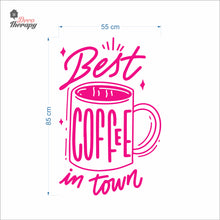 Load image into Gallery viewer, Best Coffee In Town Wall Decal Decotherapy
