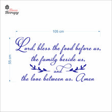 Load image into Gallery viewer, Bless The Food Before Us V3 Wall Decal Decotherapy