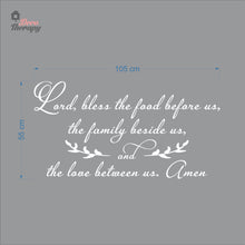 Load image into Gallery viewer, Bless The Food Before Us V3 Wall Decal Decotherapy