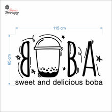 Load image into Gallery viewer, Boba Sweet and Delicious Wall Decal Decotherapy