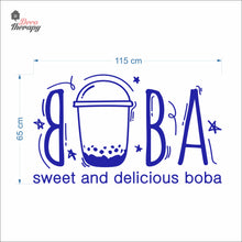 Load image into Gallery viewer, Boba Sweet and Delicious Wall Decal Decotherapy
