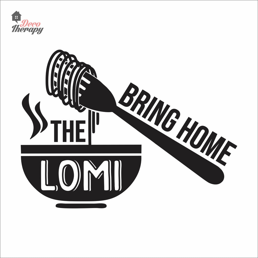 Bring Home The Lomi V1 Wall Decal Decotherapy