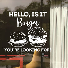 Load image into Gallery viewer, Burger You're Looking For Wall Decal